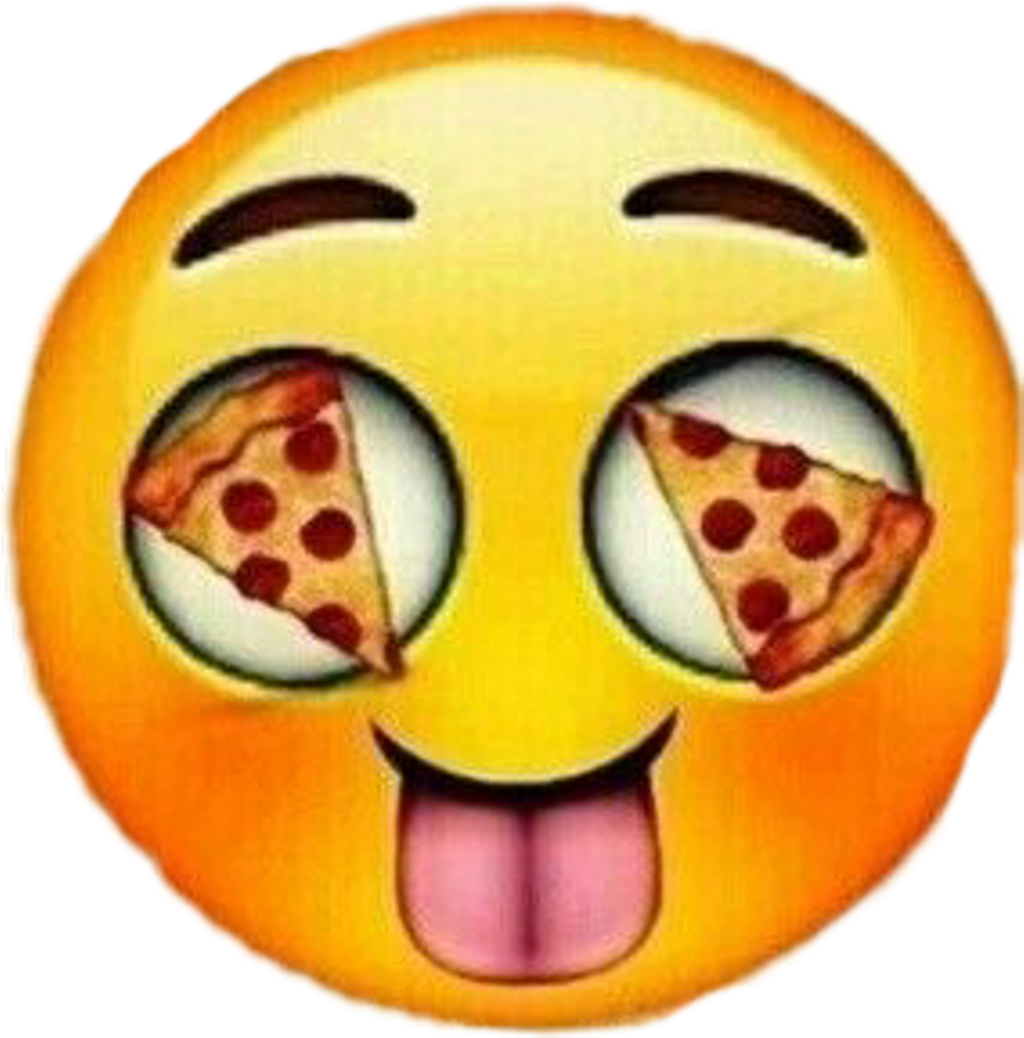 #pizza #emoji - Cute Emoji Clipart (1024x1038), Png Download