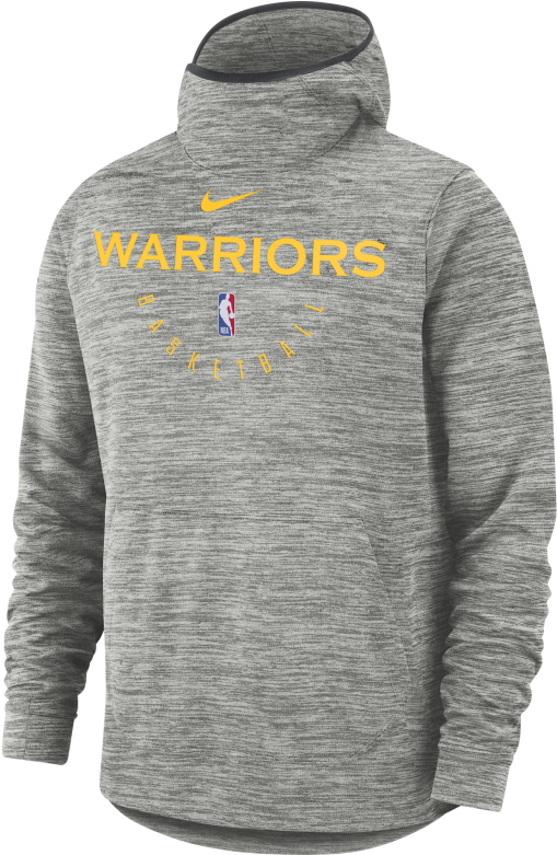 Nike Nba Golden State Warriors Spotlight Hoodie For - Nba Warm Up Hoodie Clipart (780x780), Png Download