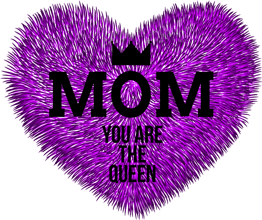 #mq #purple #heart #hearts #mom #queen - Heart Clipart (1024x1024), Png Download