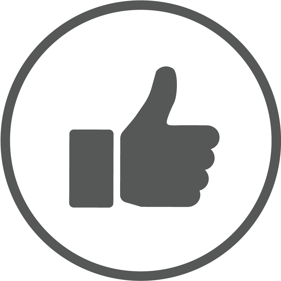 Icon Like Repost , Png Download - Thumbs Up Icon Grey Clipart (985x985), Png Download