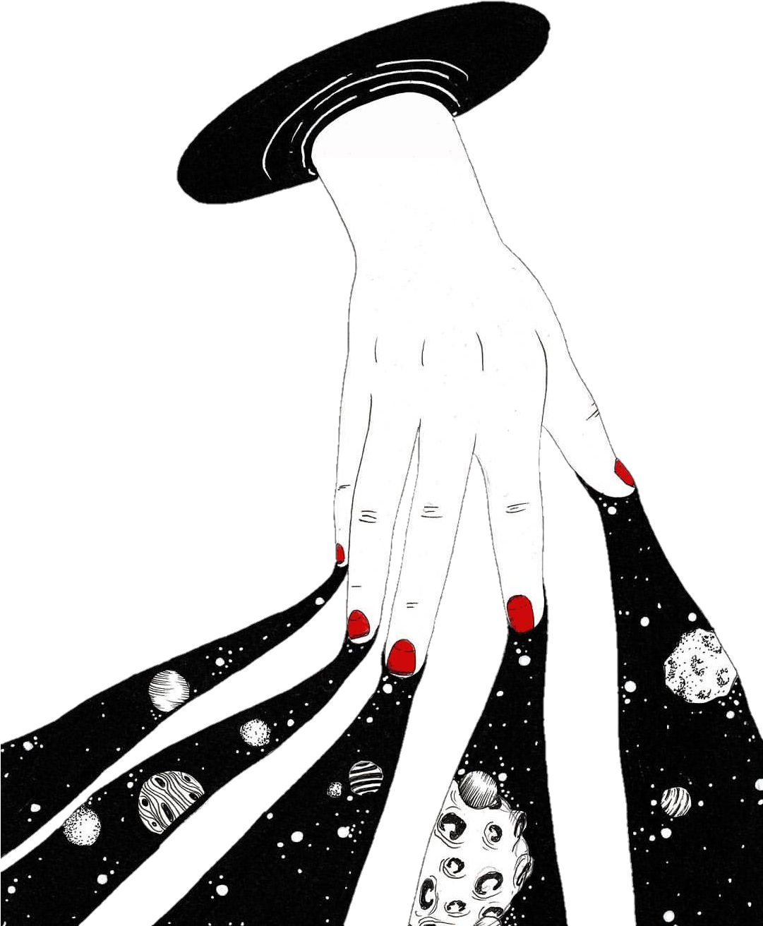 Universe Nails Red Galaxy Tumblr Png Red Galaxy Tumblr Clipart (1081x1312), Png Download