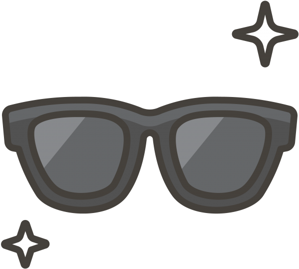 Sunglasses Emoji - Emoji Bola De Cristal Clipart (866x650), Png Download