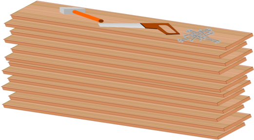 Tool Wood /m/083vt Wire Stripper Material - Plywood Clipart (530x750), Png Download