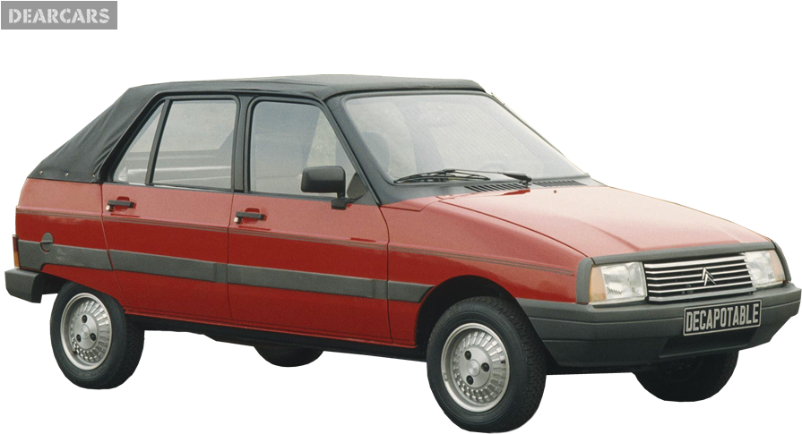 Citroen Visa Decouvrable / Convertible / 4 Doors / - Citroen Visa Convertible Clipart (900x500), Png Download