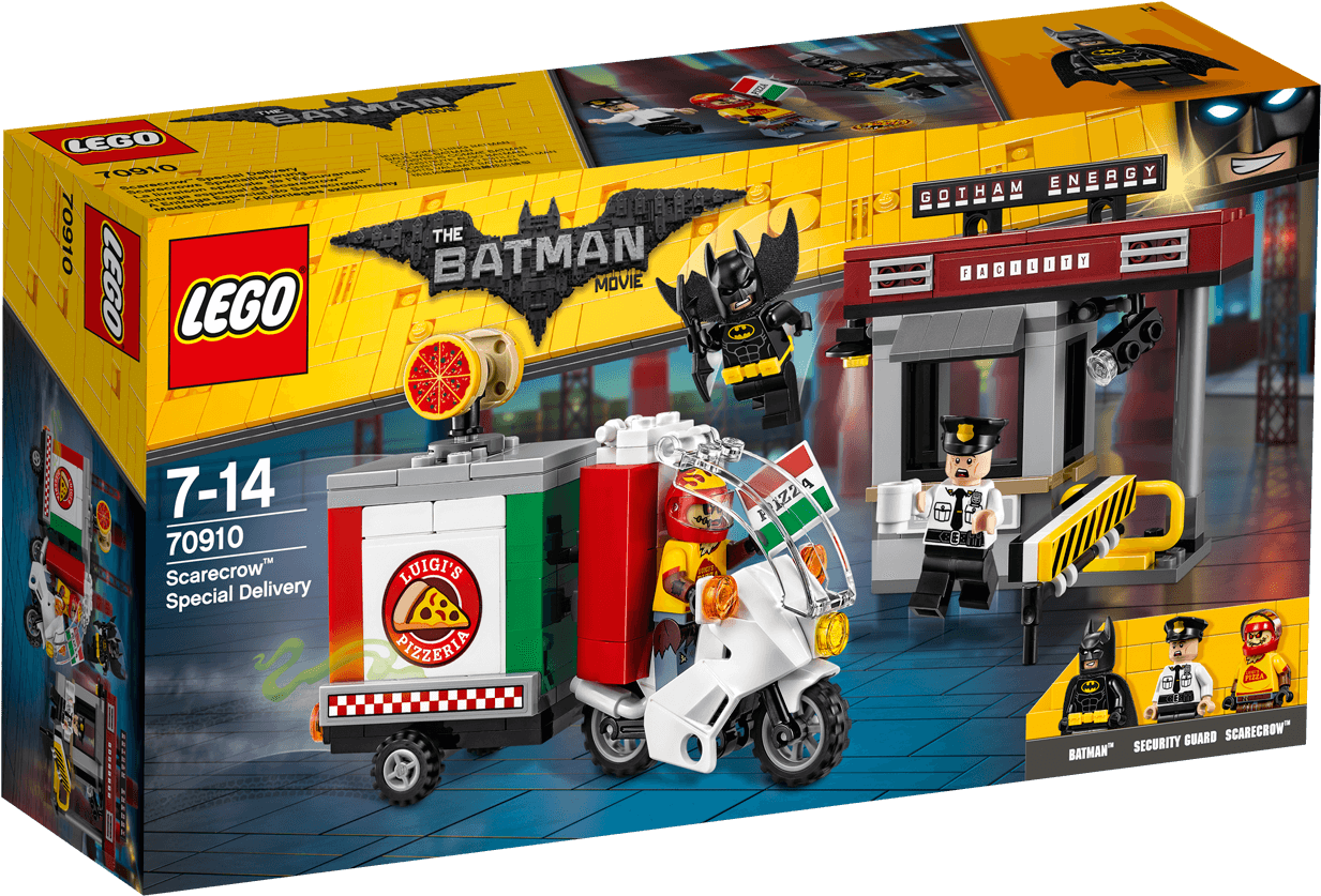 Scarecrow™ Special Delivery - Lego Pizza Box Piece Clipart (1488x837), Png Download