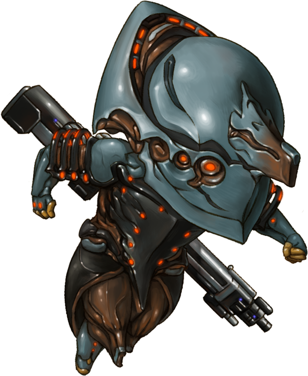 Warframe Drawing Cute - Warframe Volt Chibi Clipart (800x800), Png Download