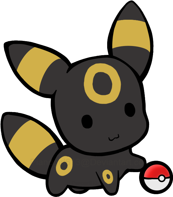 View Umbreon , - Umbreon Pokemon Chibi Clipart (800x1000), Png Download