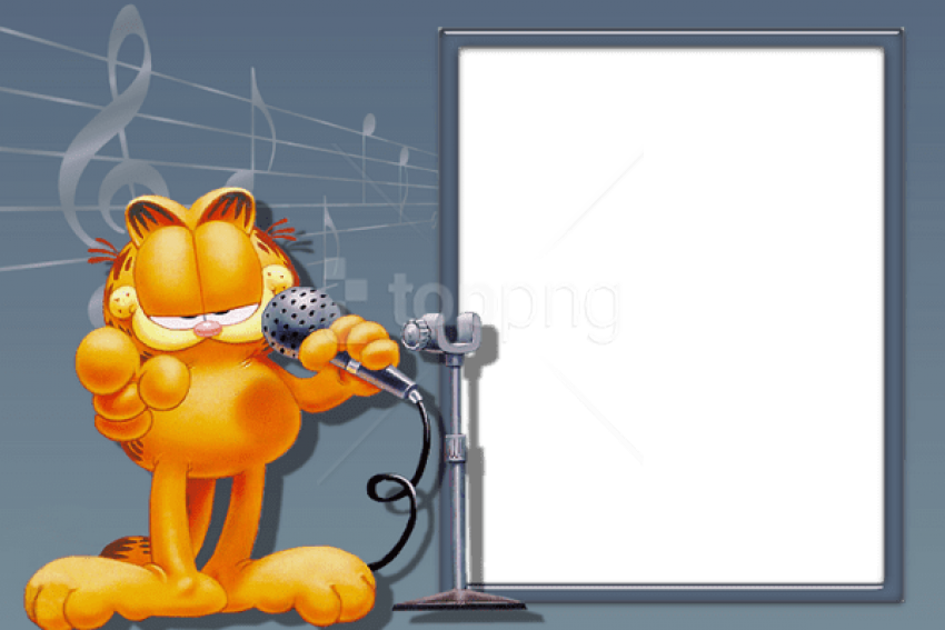 Free Png Best Stock Photos Garfield Transparen Png - Stiu Ca Nu Ma Place Toata Lumea Clipart (850x567), Png Download