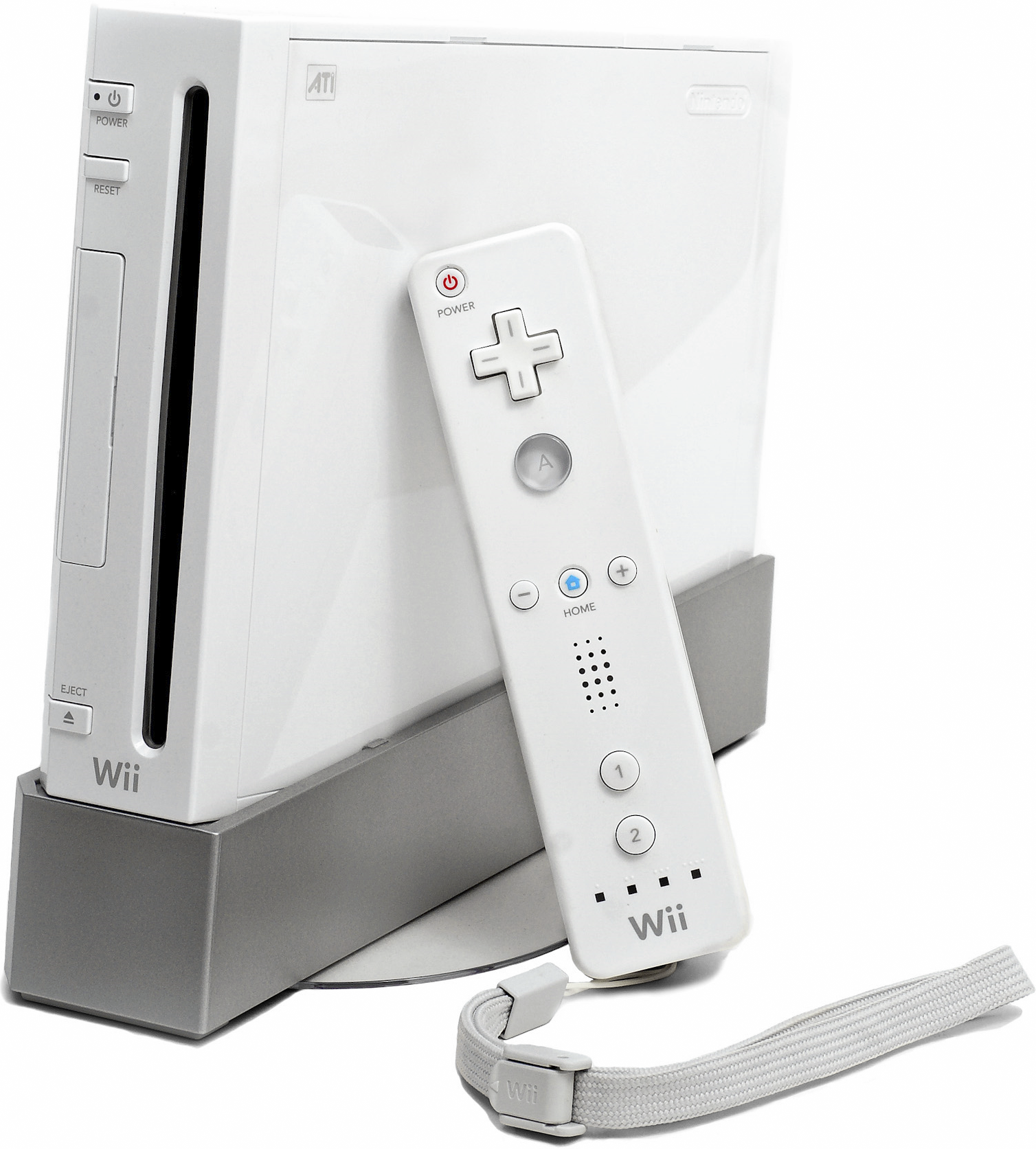 The Nintendo Wii Wii U, Playstation, Ps4, Xbox - Wii Console White Clipart (1508x1673), Png Download