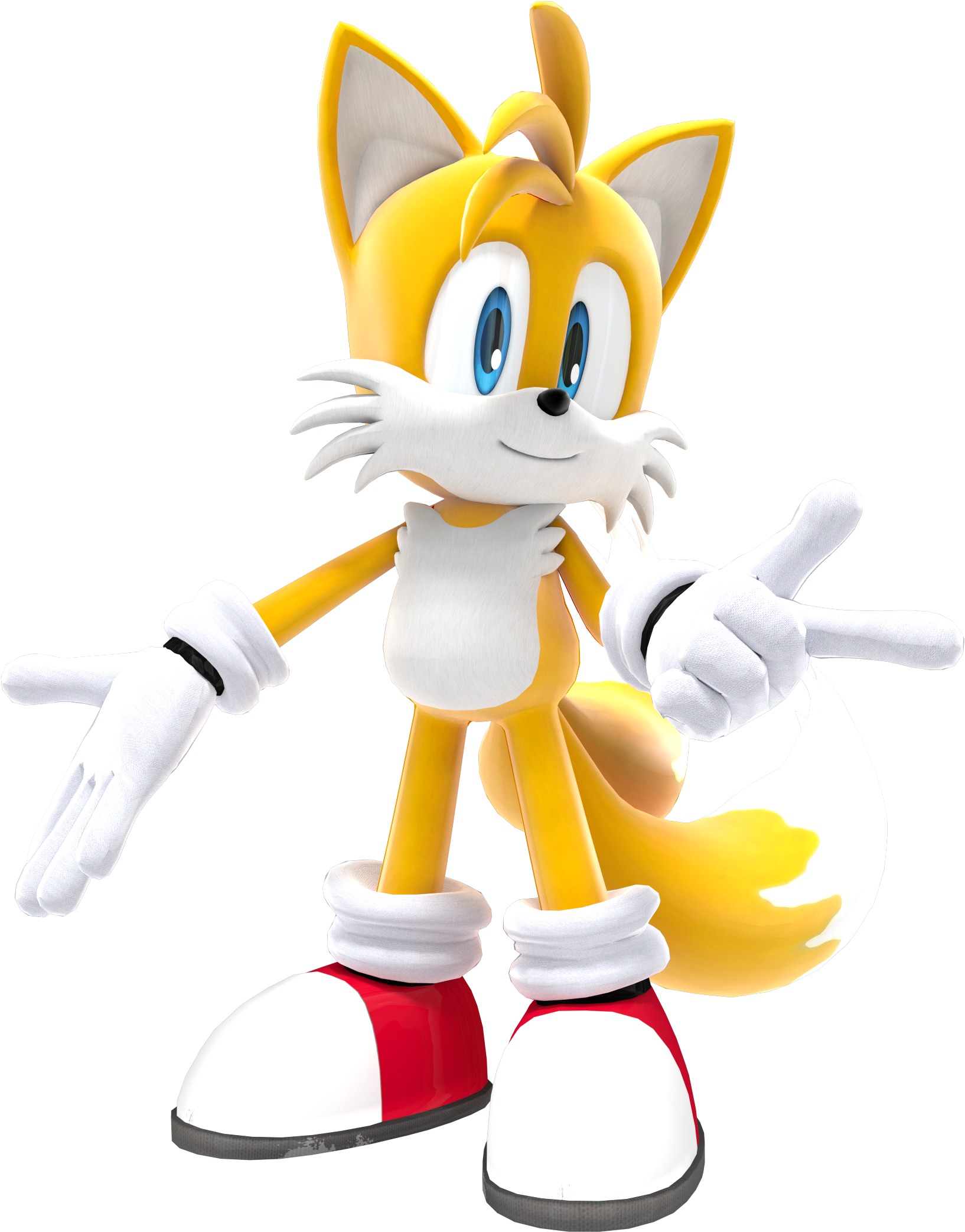 Tails Images In Collection Page Png Tails Adventure - Tails The Fox 3d Clipart (1662x2139), Png Download