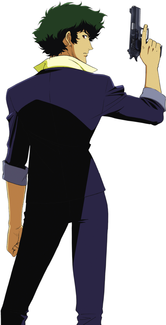 Spike Png - Cowboy Bebop Spike Spiegel Clipart (751x1063), Png Download