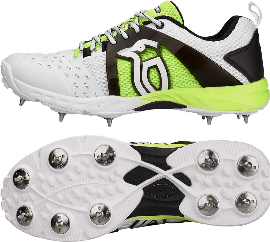 Kookaburra 2000 Spikes Shoes - Kookaburra Cricket Spike Shoes Clipart (1024x1024), Png Download
