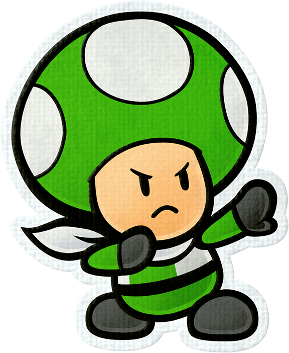 576 X 702 4 - Paper Mario Color Splash Toad Clipart (576x702), Png Download