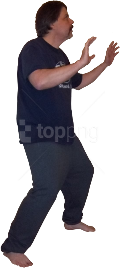 Free Png Download Bass Pro - Standing Clipart (480x949), Png Download