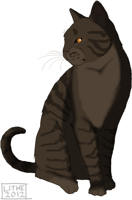 Does Dustpelt Die - Cat Yawns Clipart (500x717), Png Download