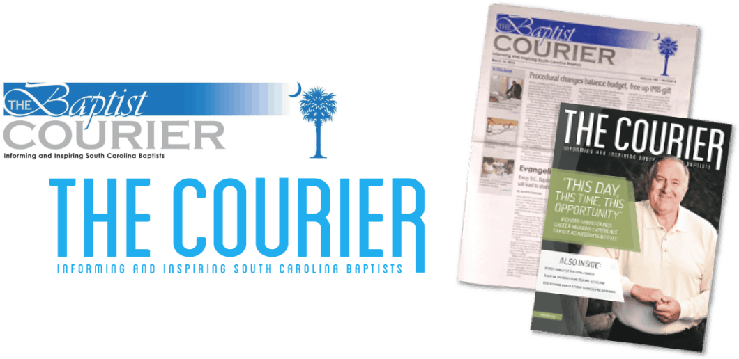 Baptist Courier Then And Now Graphic Design - Pretenders The Singles Clipart (1200x553), Png Download
