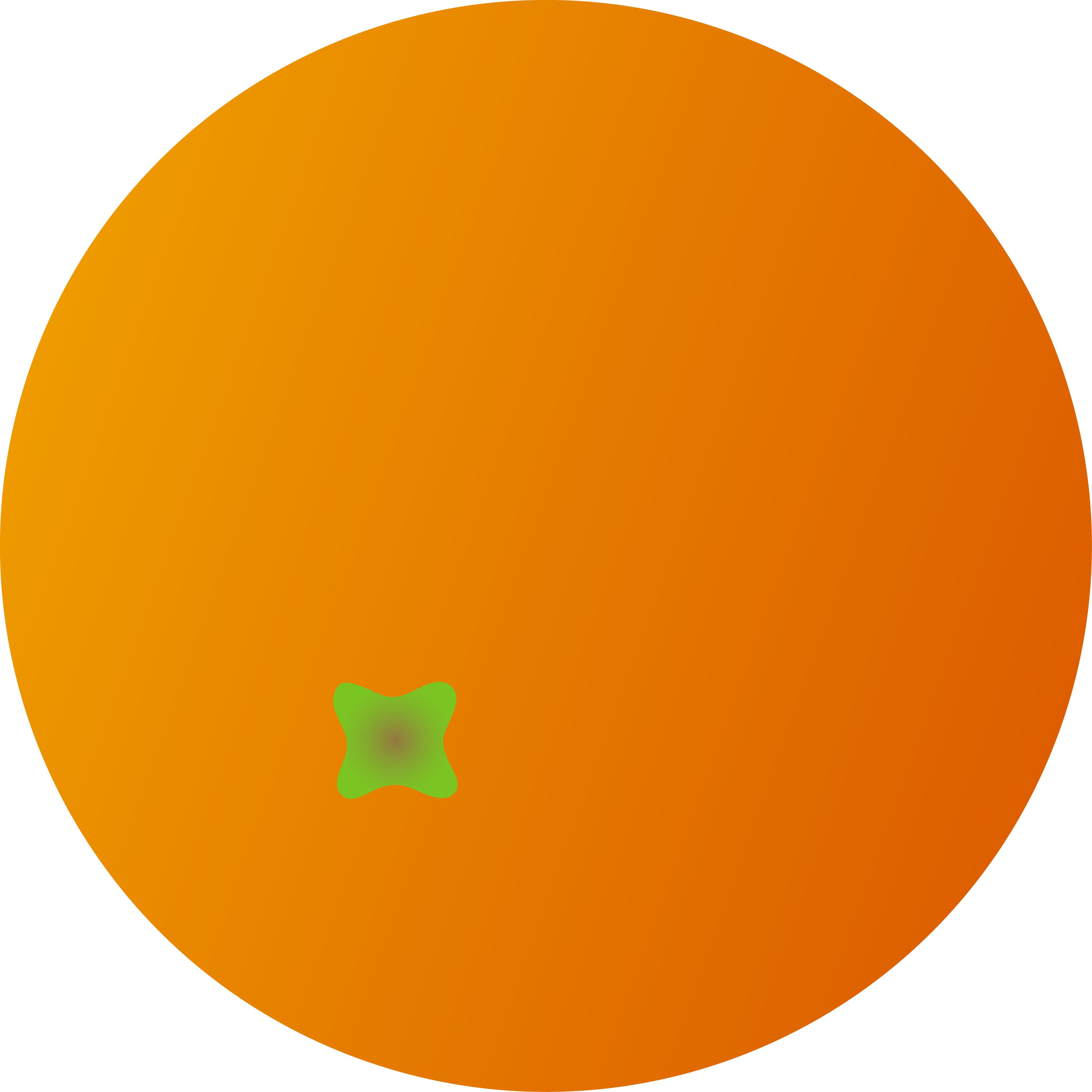 Orange Fruit Clipart Free - Orange Fruit Cartoon No Background - Png Download (3157x3157), Png Download