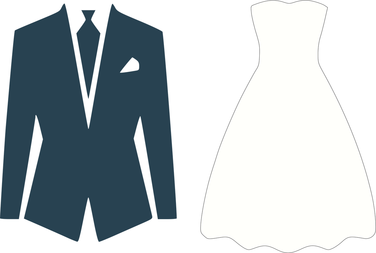 Jacket And Dress Svg Cut File - Suit Svg Free Clipart (1280x861), Png Download