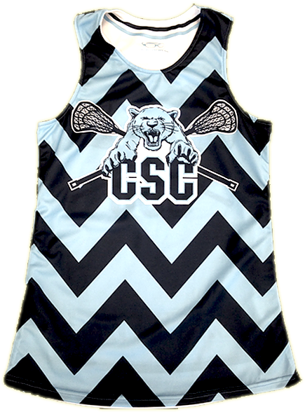 Women Lacrosse Sublimated Jersey White Blue Baby - Throw Pillow Clipart (900x598), Png Download