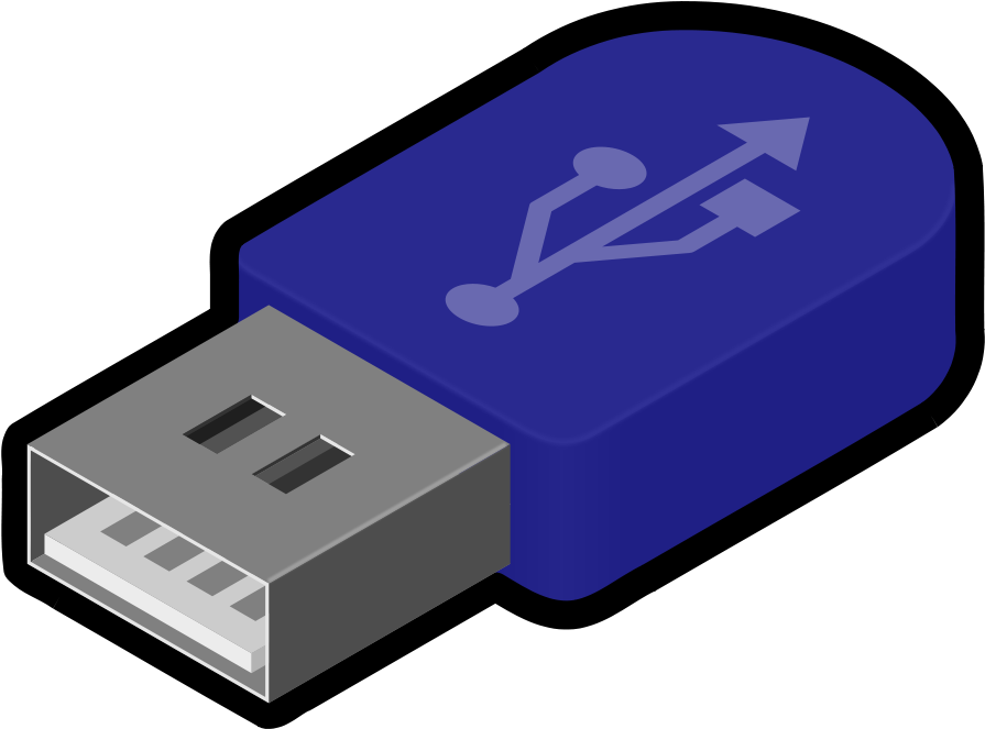 How To Set Use Pendrive Icon Icon Png - Pen Drive Icon Png Clipart (900x900), Png Download
