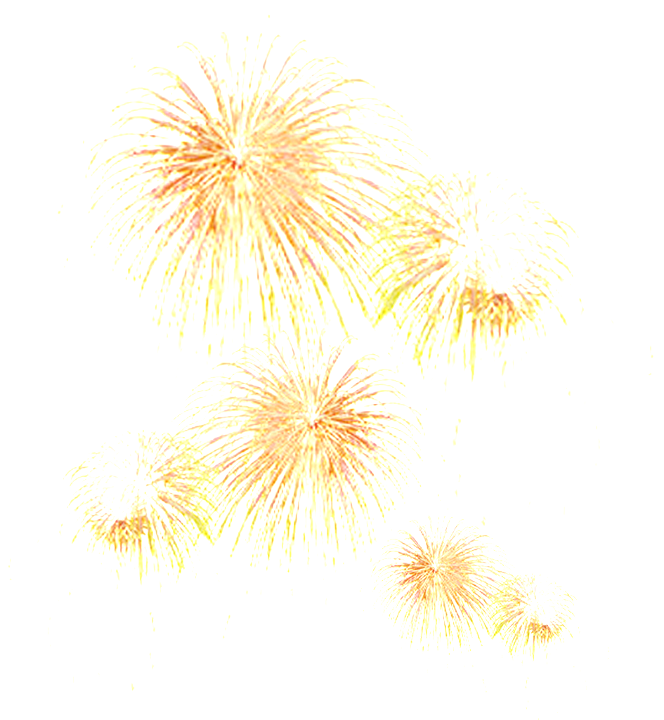 Dazzling Fireworks Effect Transparent Decorative - Sticker Phao Hoa Clipart (945x1025), Png Download