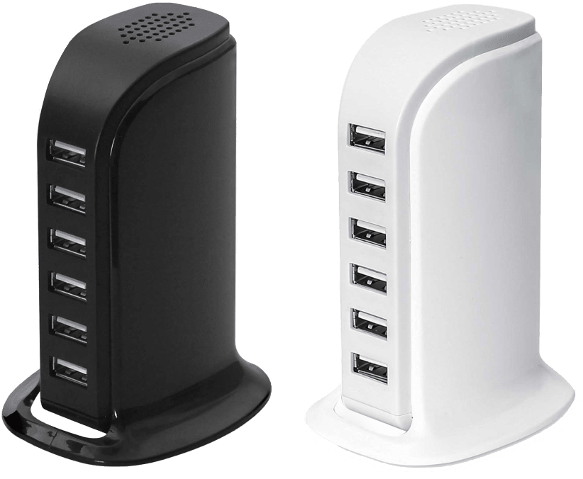 Lax 6-port Usb Desktop Charging Station - Mobile Gadgets Clipart (864x864), Png Download