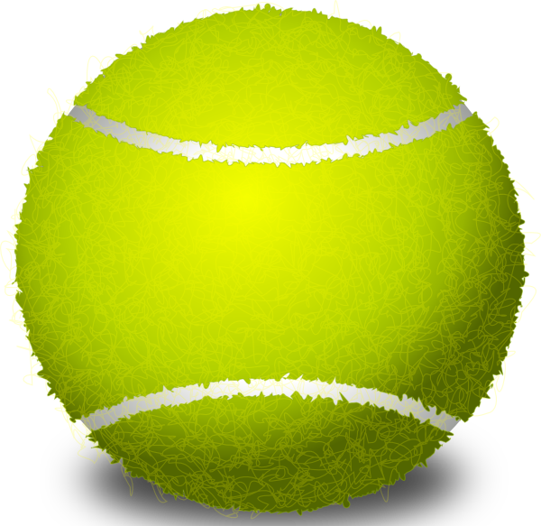 Compressed Air Via - Tennis Ball Vector Image Free Download Clipart (600x583), Png Download