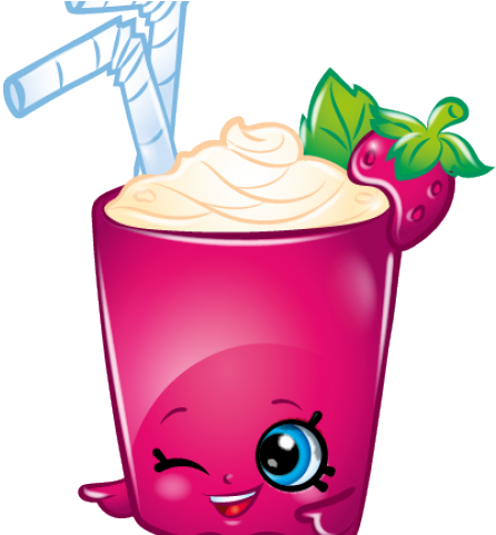 Milkshake Clipart Shopkins - Shopkins Berry Smoothie - Png Download (640x480), Png Download