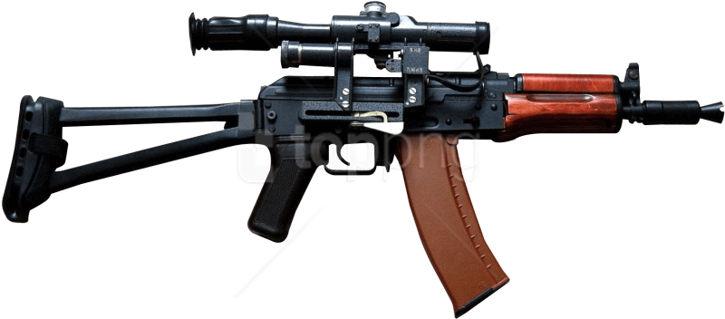 Free Png Download Assault Rifle Gun Png Images Background - Rifle Gun Png Clipart (850x409), Png Download