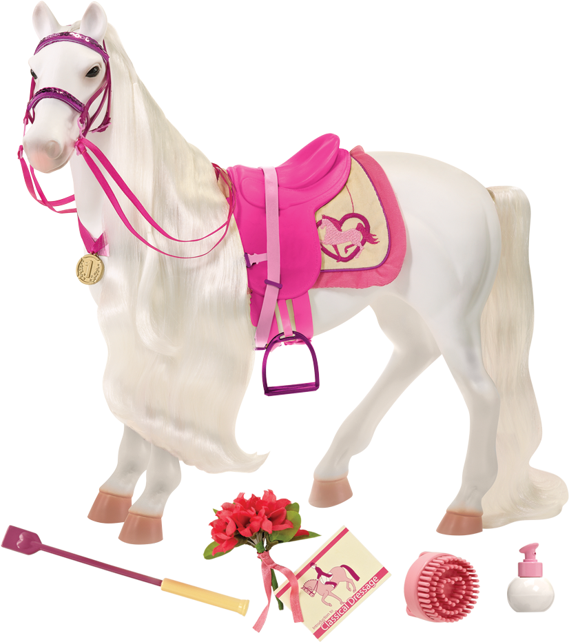 Tennessee Walking Horse 20-inch Toy Horse For Dolls - Our Generation Dolls Horse Clipart (1050x1050), Png Download