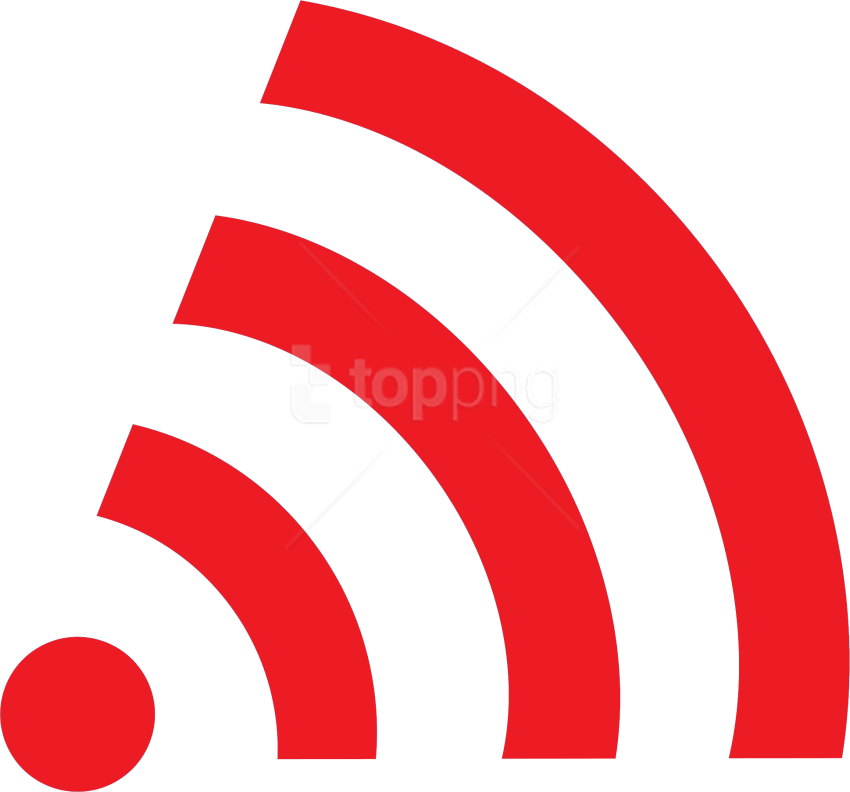 Free Png Wifi Icon Red Png Images Transparent - Red Wifi Logo Png Clipart (850x792), Png Download