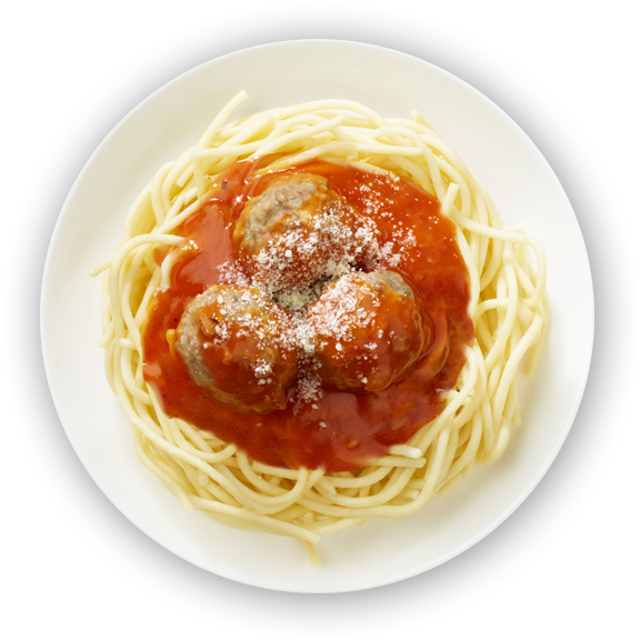 585 X 585 4 - Spaghetti Meatballs Png Clipart (585x585), Png Download