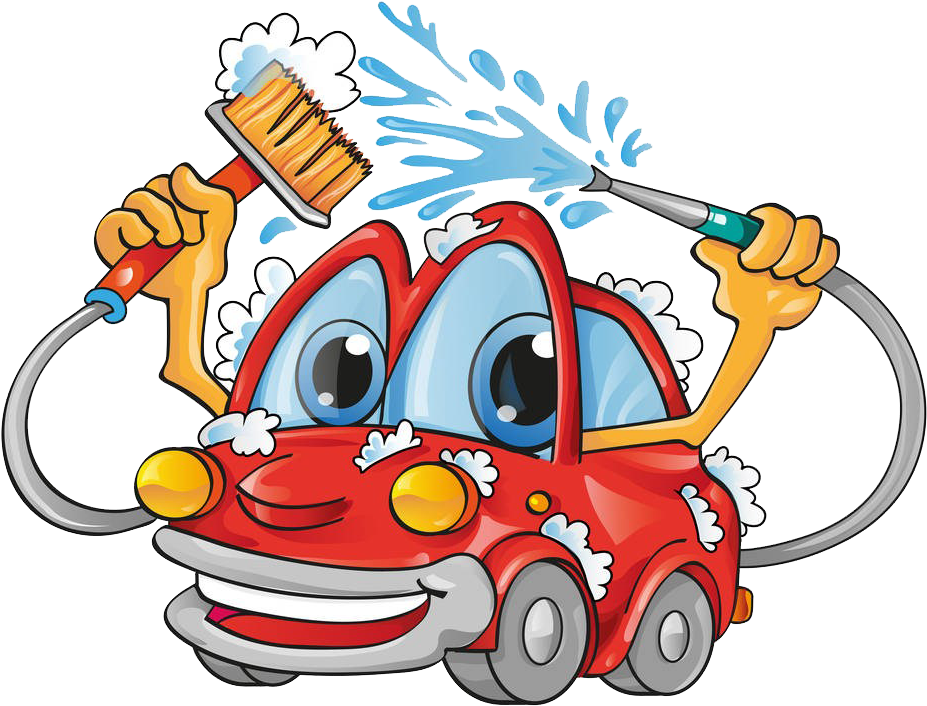 Car Wash Royalty-free Clip Art - Cartoon Car Wash - Png Download (950x1000), Png Download