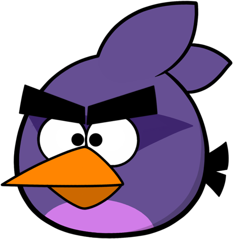 Download Angry Birds Png - Angry Birds Purple Bird Clipart Png Download