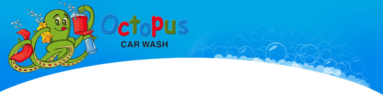 Octopus Carwash Florida - Graphic Design Clipart (1260x315), Png Download