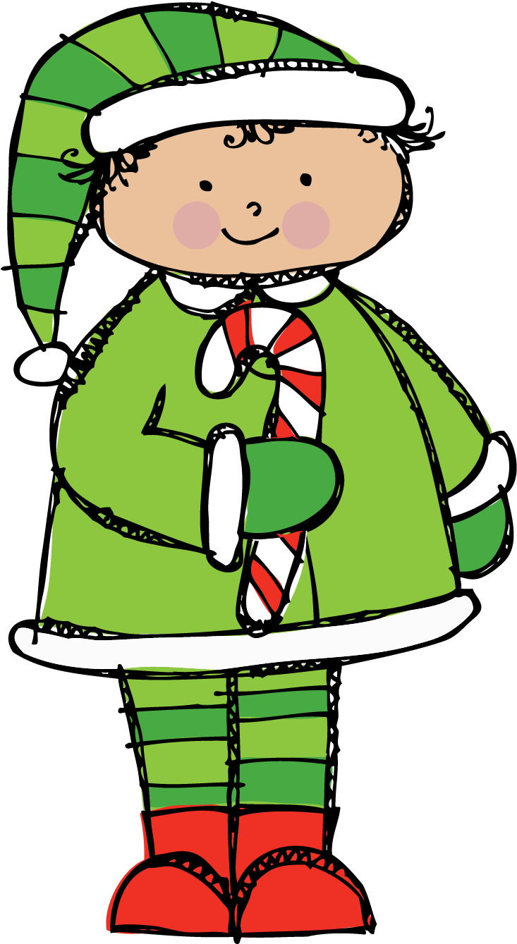 Elf - Double Digit Subtraction No Regrouping Christmas Themed Clipart (741x1338), Png Download