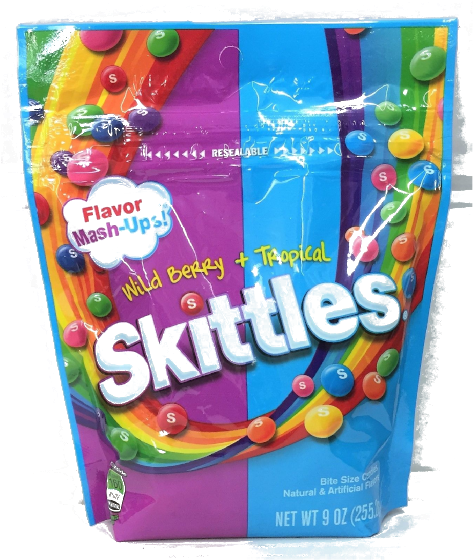 Skittles - Skittles Tropical And Wild Berry Clipart (600x600), Png Download