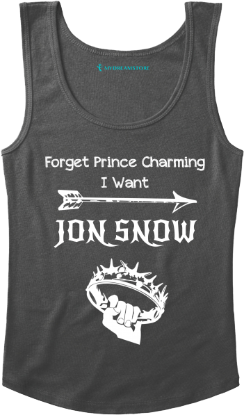 Jon Snow T-shirt - Active Tank Clipart (530x630), Png Download