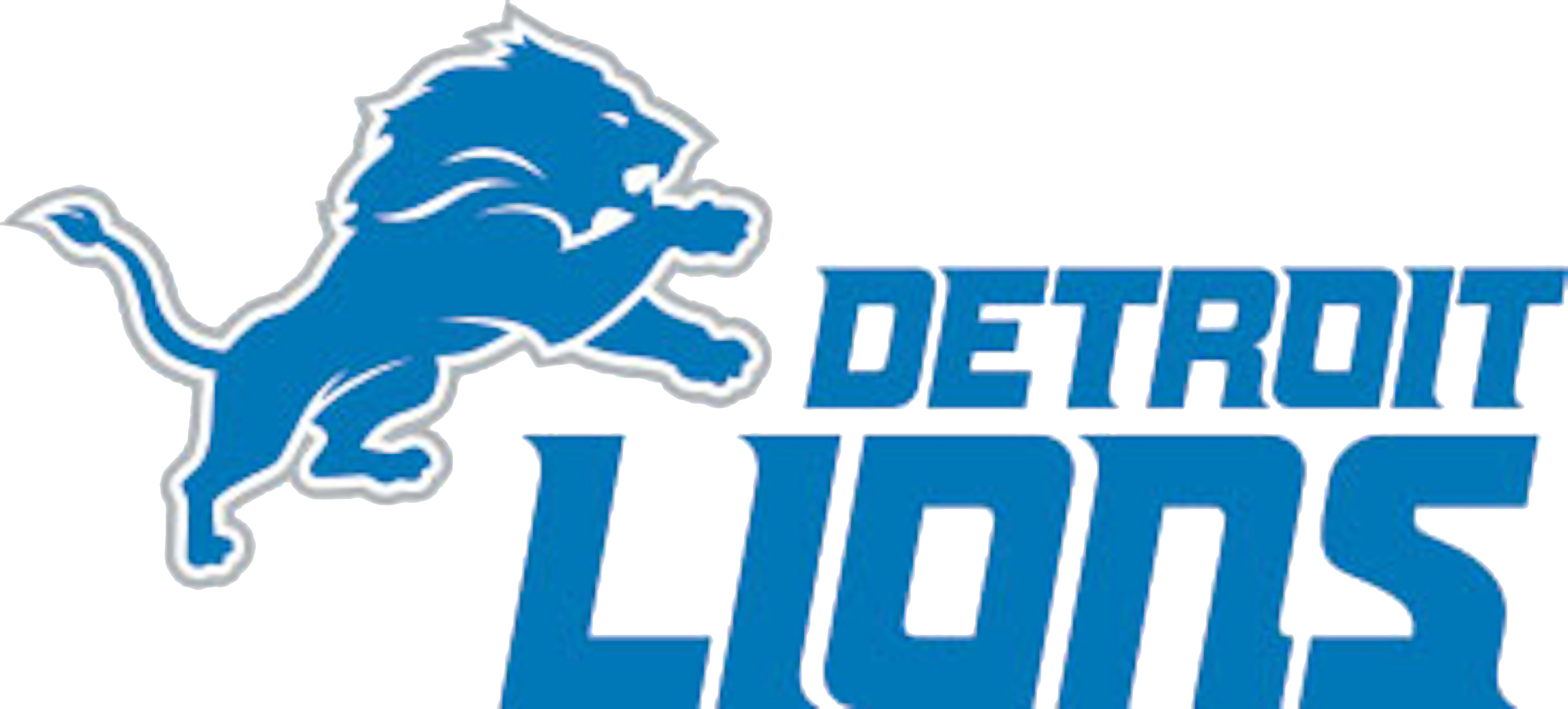 2017 Detroit Lions Logo Clipart (6250x2829), Png Download