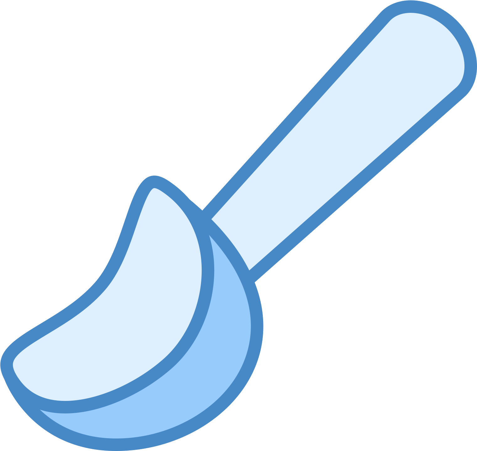 This Is An Image Of An Ice Cream Scoop - Clip Art Ice Cream Scooper - Png Download (1521x1441), Png Download