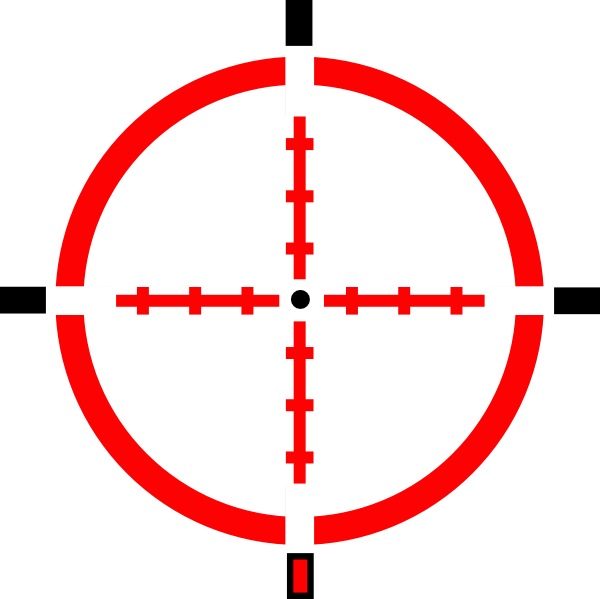 Svg Library Project Analysis Era Information Technology - Transparent Background Red Crosshair Png Clipart (600x599), Png Download