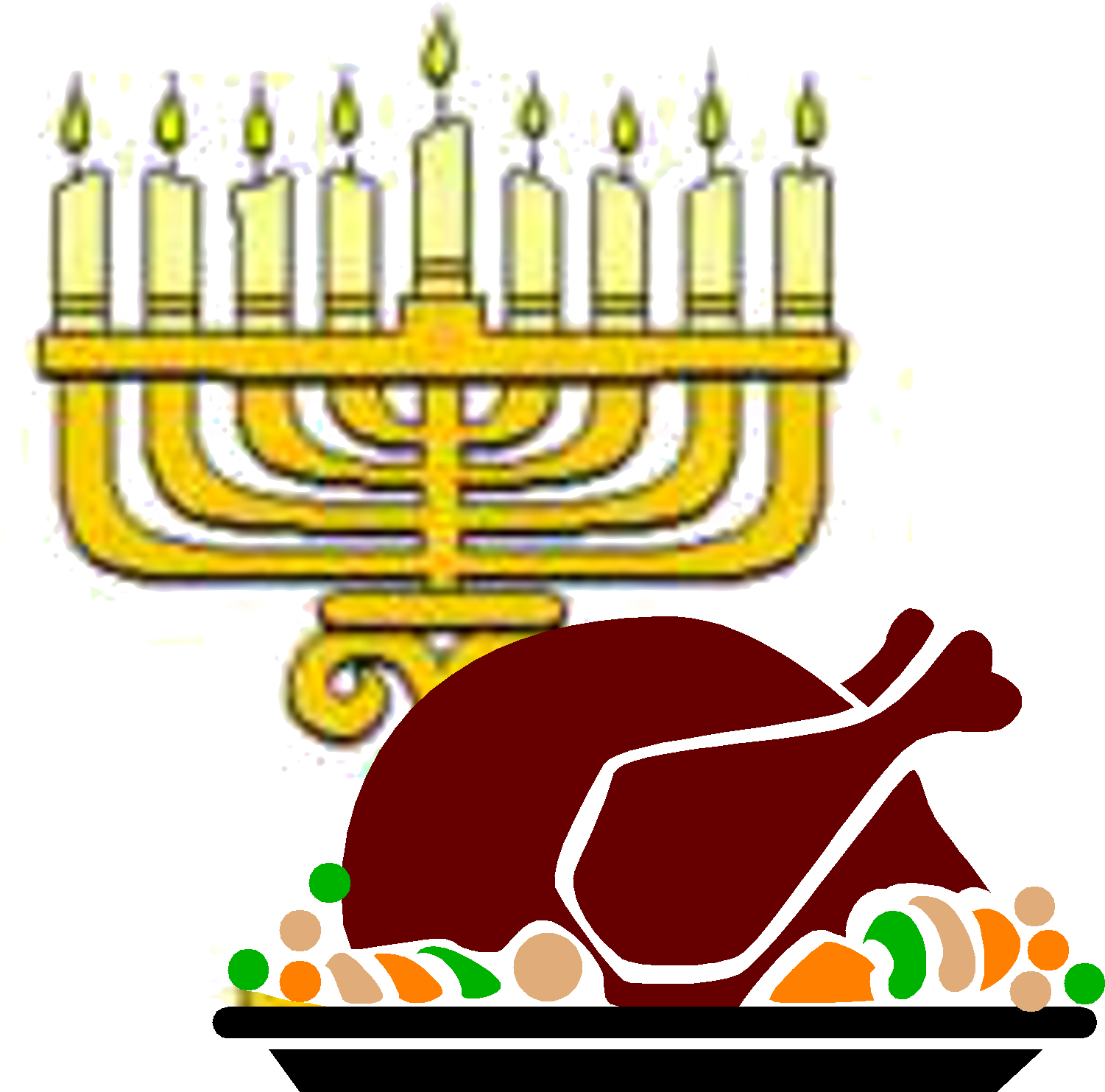 November - Hanukkah Animated Clipart (1500x1500), Png Download