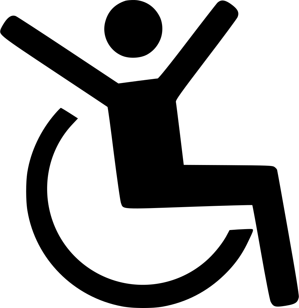 Png File Svg - Wheelchair Happy Png Clipart (952x980), Png Download