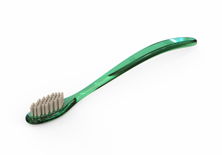 Tooth Brush Cad Design Clipart (916x640), Png Download