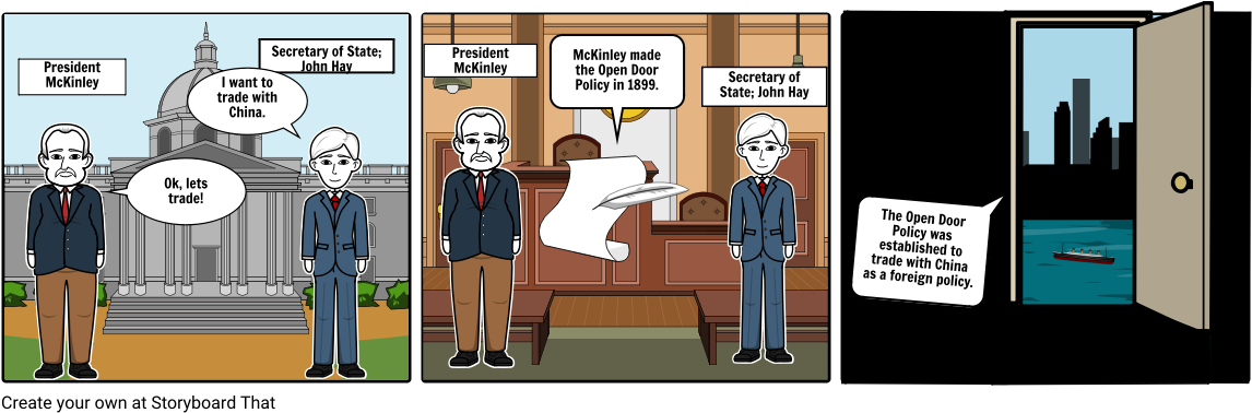 Open Door Policy - Cartoon Clipart (1164x385), Png Download