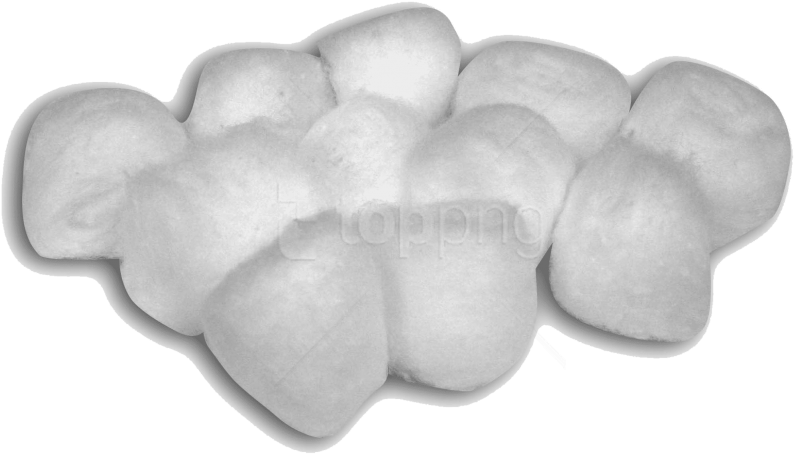 Free Png Download Cotton Ball Png Images Background - Cotton Ball Slime Clipart (850x641), Png Download
