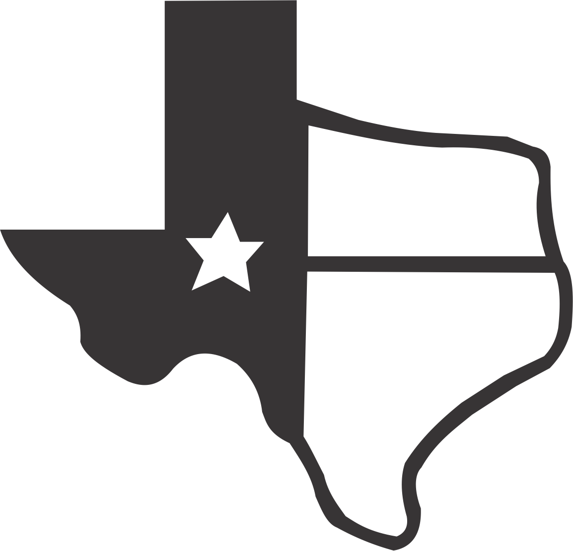 Flag Texas Clipart (1154x1111), Png Download