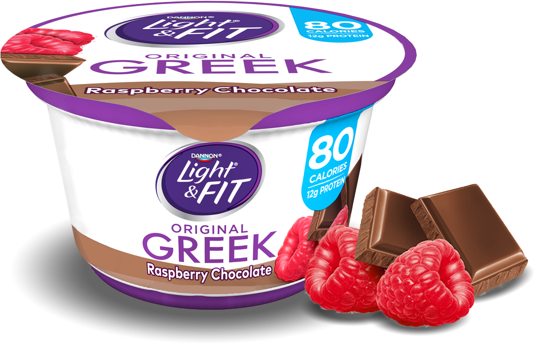 Raspberry Chocolate Greek Yogurt - Chocolate Greek Yogurt Clipart (1045x672), Png Download