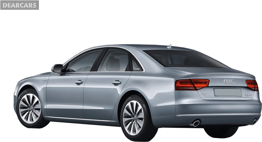 Audi A8 / Sedan / 4 Doors / 1994 2013 / Back Left View Clipart (881x478), Png Download