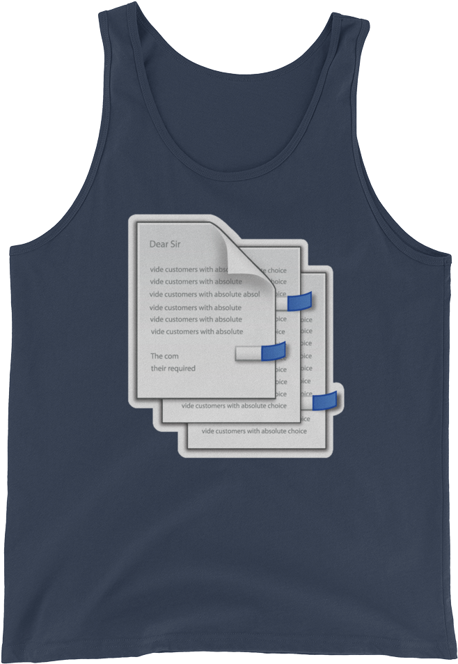 Men's Emoji Tank Top - Active Tank Clipart (658x953), Png Download